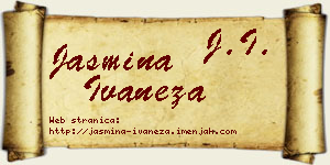 Jasmina Ivaneža vizit kartica
